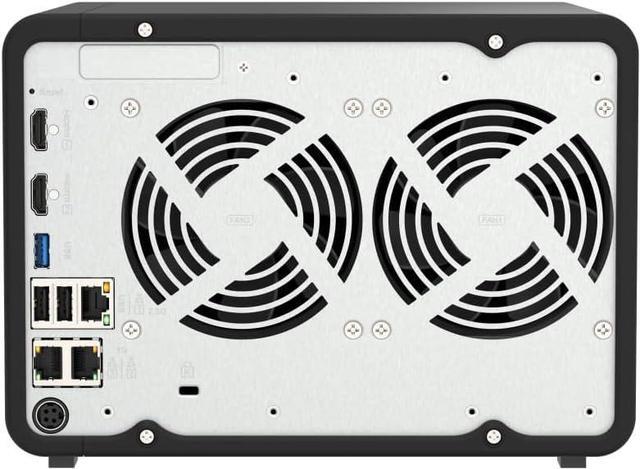 Alt view image 2 of 7 - QNAP TS-AI642 6 Bay AI NAS with a Power-efficient ARM Processor and NPU for AI-Powered Video and Image Recognition Applications (Diskless)
