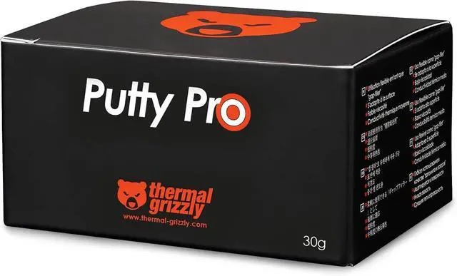 Alt view image 6 of 7 - Thermal Grizzly TG-P-P-030 TG Putty Pro High-Performance Electrically Non-Conductive Thermal Putty for GPU and PCB Applications, 30g