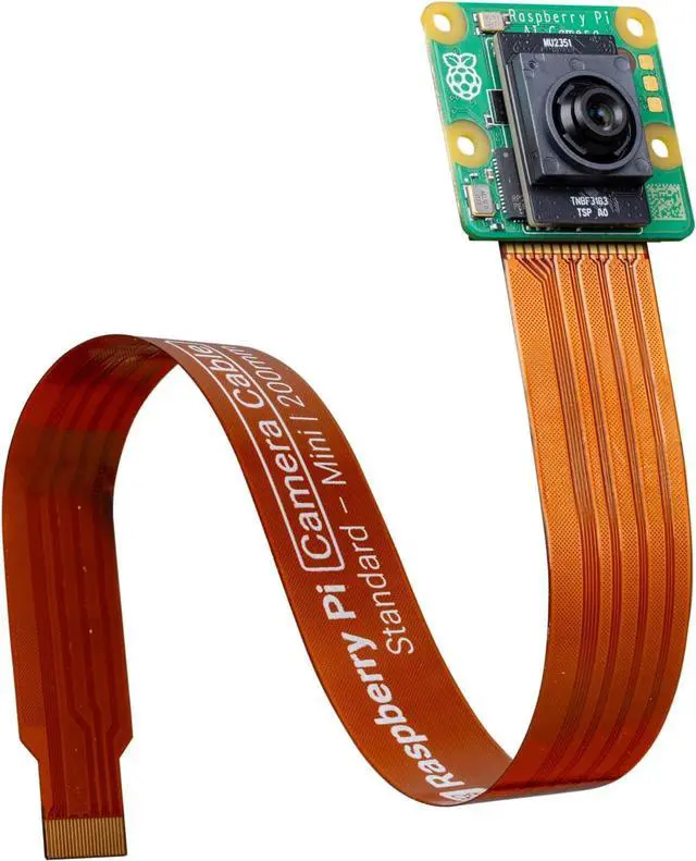 Alt view image 2 of 4 - Raspberry Pi SC1174 AI Camera 12MP, IMX500 Intelligent Vision Sensor, Raspberry Pi Neural Network Model