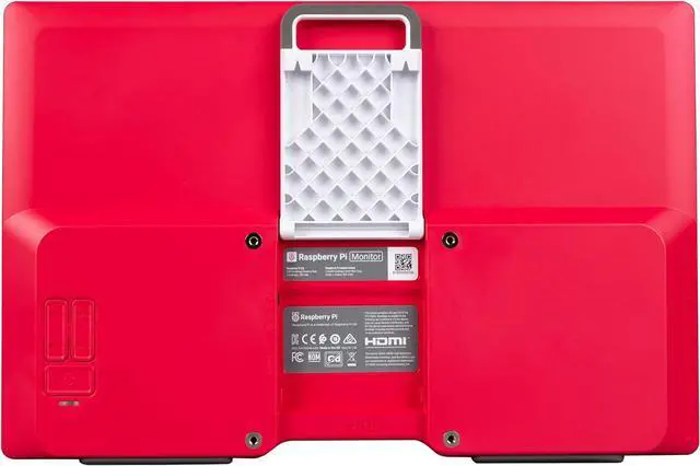 Alt view image 2 of 4 - Raspberry Pi SC0940 Monitor 15.6 Full HD Desktop Display, Versatile and Compact (Red/White)