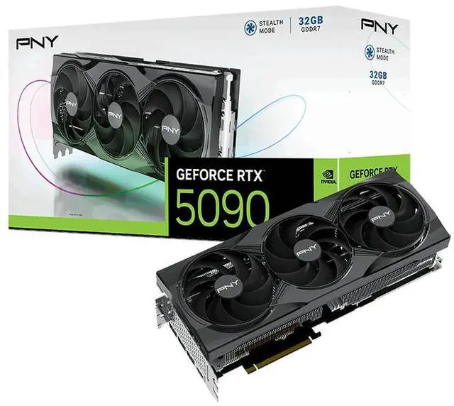 Main image of PNY NVIDIA GeForce RTX 5090 Graphic Card 32 GB GDDR7 Full-height