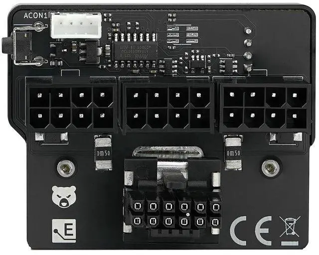 Alt view image 4 of 6 - Thermal Grizzly TG-WV-P38H1R WireView GPU 1x12VHPWR to 3x8Pin PCIe (Reversed)