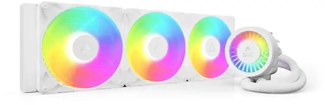 Main image of Arctic ACFRE00189A Liquid Freezer III Pro 420 A-RGB CPU Fans 3 x 140mm Water Cooling,AMD AM5/AM4 Intel LGA1851/1770 - White