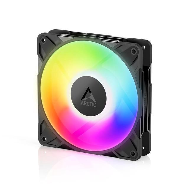 thumbnail image 2 of ARCTIC P12 Pro PST - 5 Pack - Powerful Premium Fan, 120 Mm PWM Fan With Y-Cable Splitter, 600-3000 RPM, 0 RPM <5% PWM, Fluid Dynamic Bearing, 4-Pin - Black 2 of 14