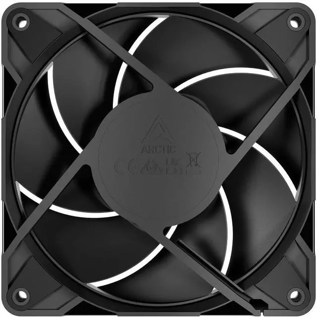 Alt view image 3 of 5 - Arctic ACFAN00306A P12 Pro PST 120 mm PWM Fan with Y-Cable Splitter, 600-3000 RPM, Fluid Dynamic Bearing,4-Pin - Black
