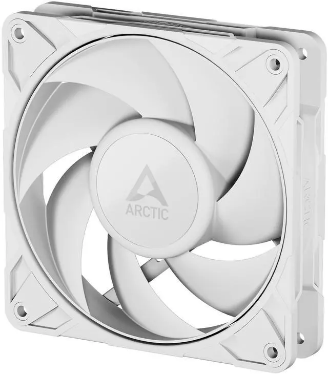 Main image of Arctic ACFAN00308A P12 Pro PST 120 mm PWM Fan with Y-Cable Splitter, 600-3000 RPM, Fluid Dynamic Bearing, 4-Pin - White