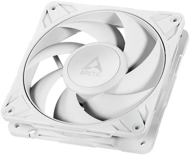 Alt view image 4 of 5 - Arctic ACFAN00308A P12 Pro PST 120 mm PWM Fan with Y-Cable Splitter, 600-3000 RPM, Fluid Dynamic Bearing, 4-Pin - White
