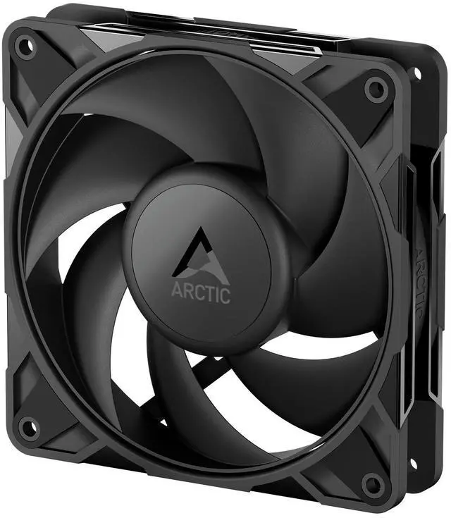 Main image of Arctic ACFAN00312A P12 Pro PST CO 20 mm PWM Fan with Y-Cable Splitter, 400-3000 RPM, Dual Ball Bearing, 4-Pin - Black