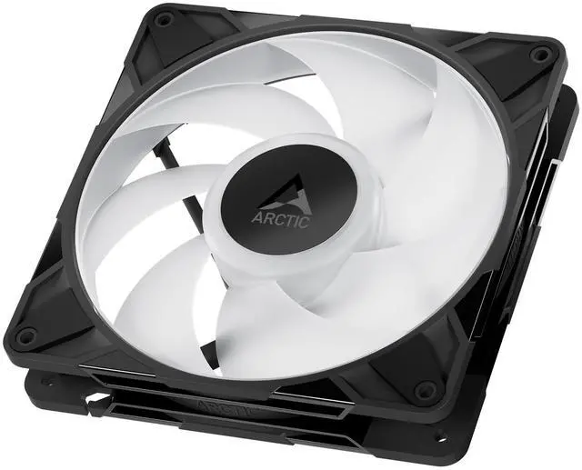 Alt view image 5 of 5 - Arctic ACFAN00320A P14 Pro A-RGB140mm PWM Fan w/ Y-Cable Splitter,400-2500 RPM,Fluid Dynamic Bearing,4-Pin 3 Pack-Black