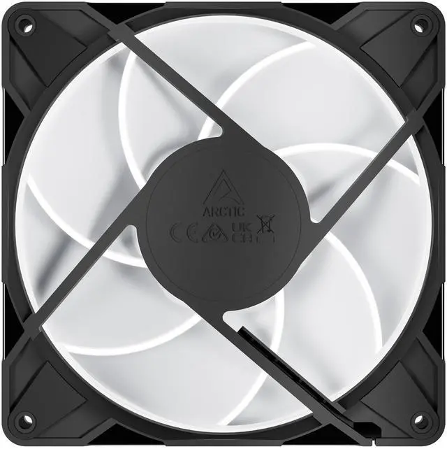 Alt view image 4 of 5 - Arctic ACFAN00320A P14 Pro A-RGB140mm PWM Fan w/ Y-Cable Splitter,400-2500 RPM,Fluid Dynamic Bearing,4-Pin 3 Pack-Black