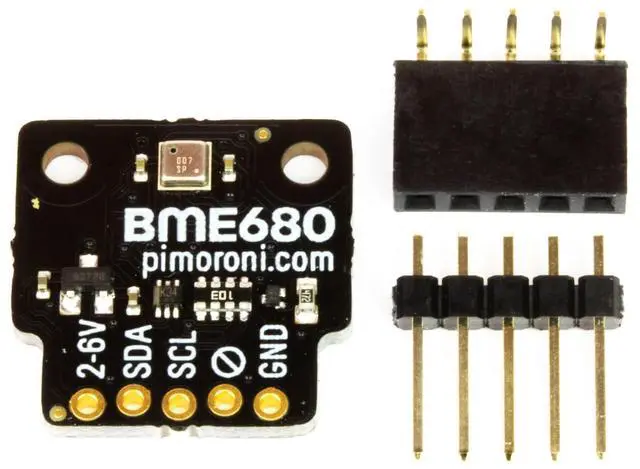 Alt view image 4 of 4 - Pimoroni PIM357 BME680 Breakout - Air Quality, Temperature, Pressure, Humidity Sensor Raspberry Pi and Arduino-compatible