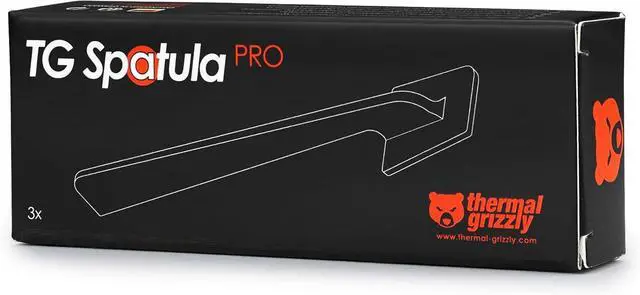 Alt view image 4 of 4 - Thermal Grizzly TG-AS-P-3 TG Spatula PRO(3 Pieces)Spread of Thermal Paste Precise Compound Distribution CPU/GPU/Console