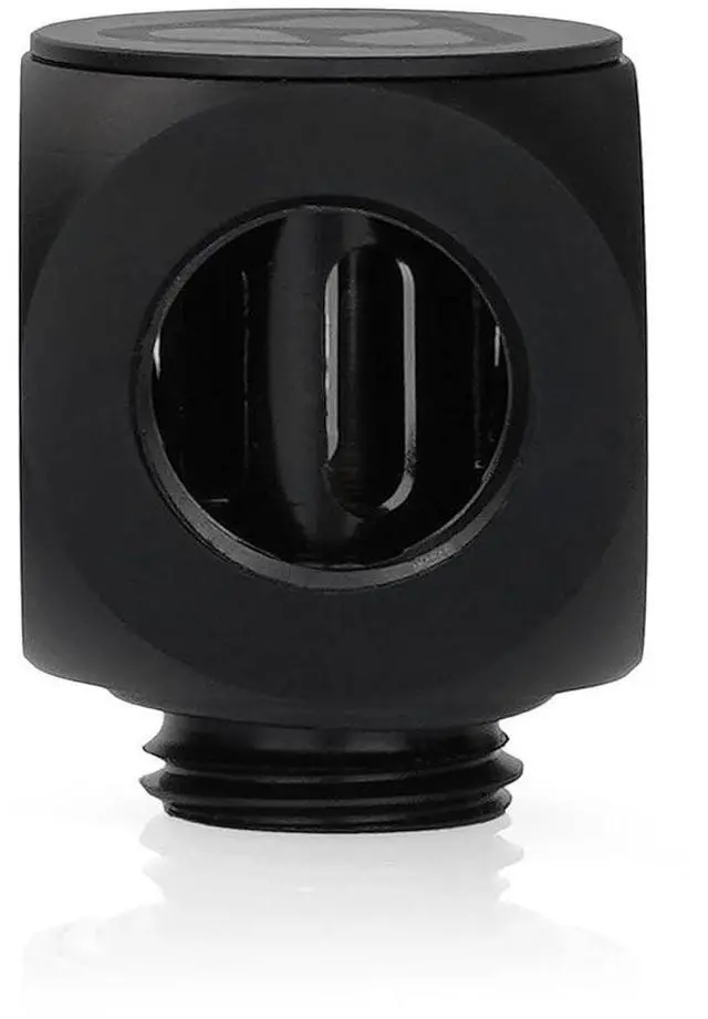 Alt view image 2 of 2 - Thermal Grizzly TG-DM-FIT-0004 DeltaMate Rotary T Fitting G1/4 Male + Dual Female Tee Connector for Custom PC WaterCooling-Black