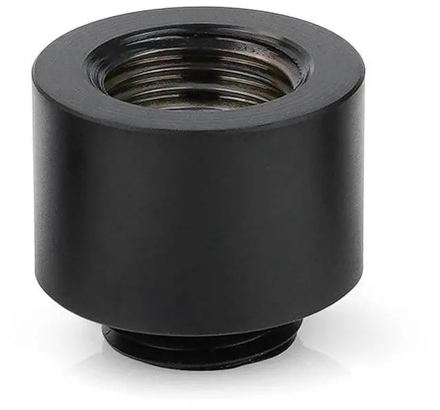 Alt view image 2 of 3 - Thermal Grizzly TG-DM-FIT-0007 DeltaMate Extender MF14 Black 14mm G1/4 Male-to-Female Spacer for Custom PC WaterCooling