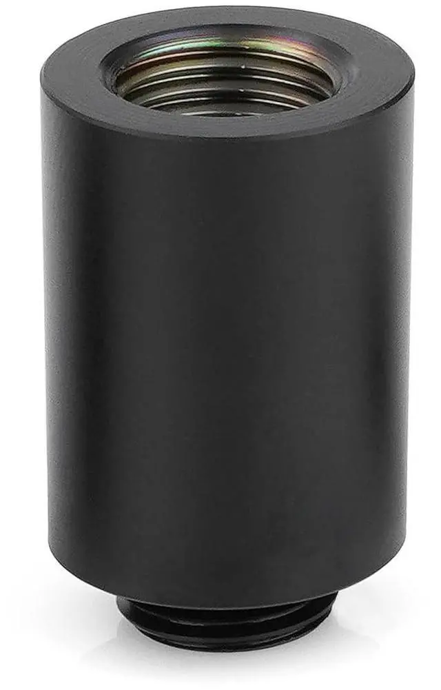Main image of Thermal Grizzly TG-DM-FIT-0008 DeltaMate Extender MF28 Black 28mm G1/4 Male-to-Female Spacer for Custom PC Water-Cooling