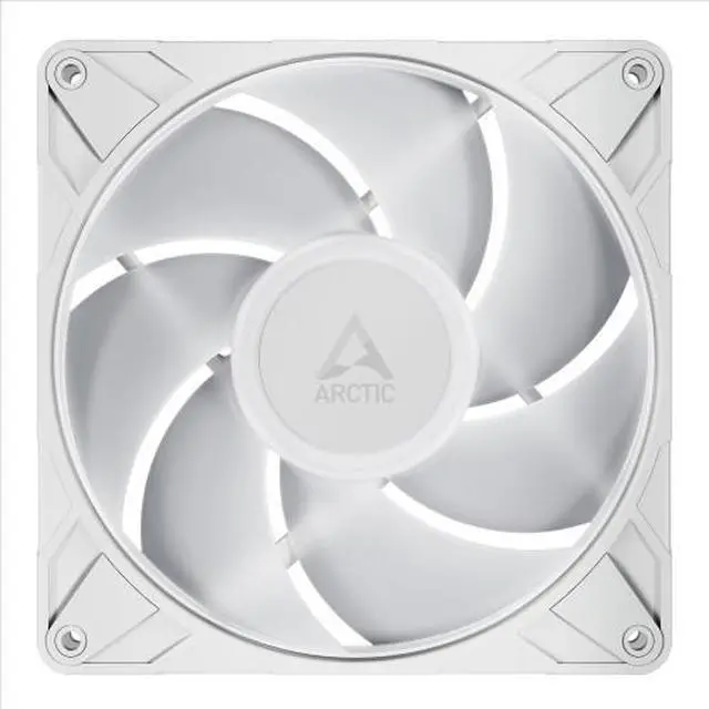 Alt view image 3 of 5 - Arctic ACFAN00321A P14 Pro A-RGB 140 mm PWM Fan with Y-Cable Splitte,400-2500 RPM, Fluid Dynamic Bearing - 3 Pack - White