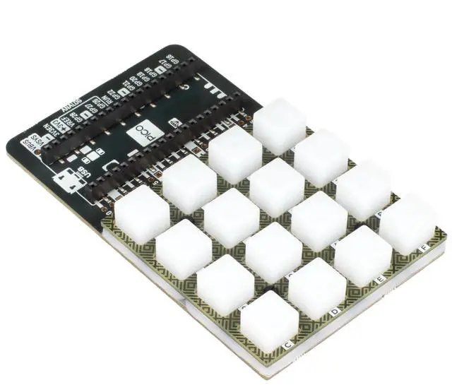 Main image of Pimoroni PIM551 Pico RGB Keypad Base compatible with Raspberry Pi Pico