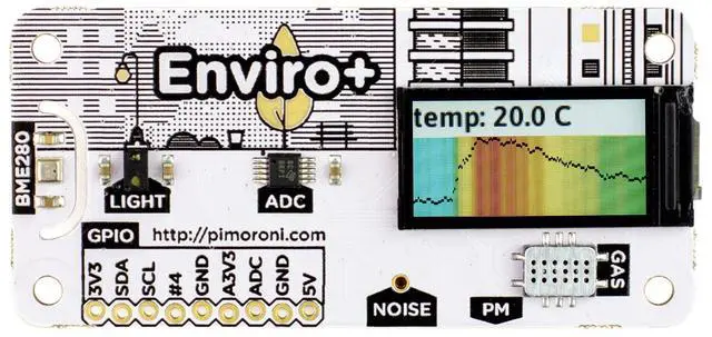 Main image of Pimoroni PIM458 Enviro + Air Quality for Raspberry Pi