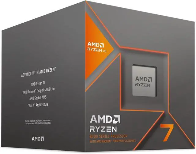 Alt view image 3 of 5 - AMD 100-100001236SBX Ryzen 7 8700G 8-Core, 16-Thread Desktop Processor