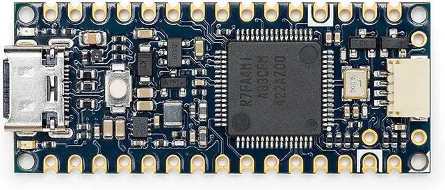 Arduino ABX00142 Nano R4 without headers,RA4M1 Microcontroller Board, Qwiic Connector, Programmable RGB LED