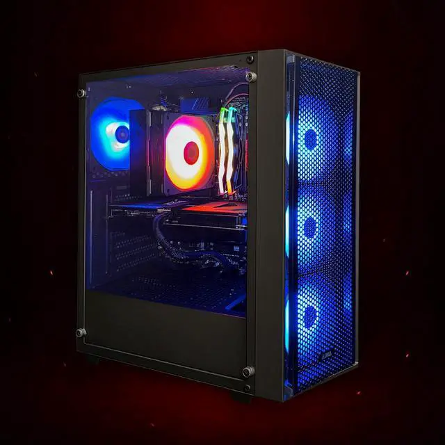 Alt view image 2 of 6 - Hachiman Ronin Gaming PC Desktop AMD Ryzen 5 9600X | NVDIA GeForce RTX 5060 | 1TB NVMe SSD | 32GB DDR5 RAM - Windows 11