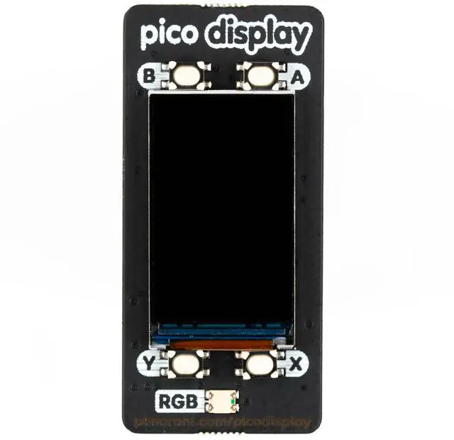 Alt view image 2 of 3 - Pimoroni PIM543 Pico Display Pack 1.14" IPS LCD screen for your Raspberry Pi Pico,with four useful buttons and a RGB LED