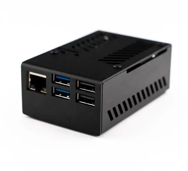 Alt view image 2 of 4 - Pimoroni PIM771 NVMe Base Case for Raspberry Pi 5 folded aluminium