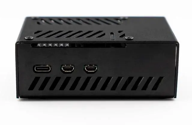 Alt view image 4 of 4 - Pimoroni PIM771 NVMe Base Case for Raspberry Pi 5 folded aluminium