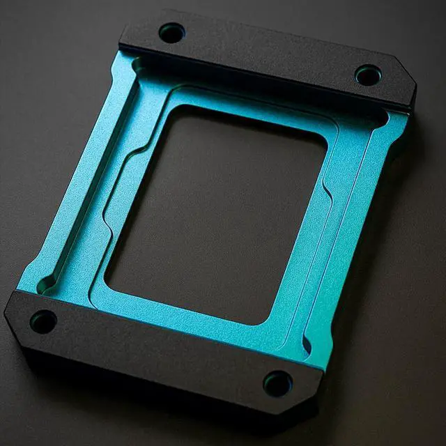 Alt view image 4 of 7 - AAAwave LGA1700 CPU Contact Frame, Anti-Bending Fixing Bracket for Intel 12th/13th/14th Gen, Even Pressure CPU Guard, Aluminum Alloy Blue Contact Frame with Screwdriver - Blue