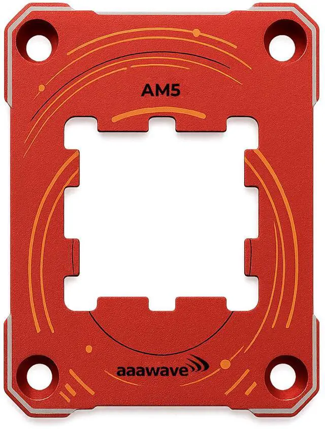 Main image of AAAwave AM5 CPU Contact Sealing Frame, Anti-Bending Contact Frame & Fixing Frame,  CPU Guard Protects AM5 Socket Components - Red
