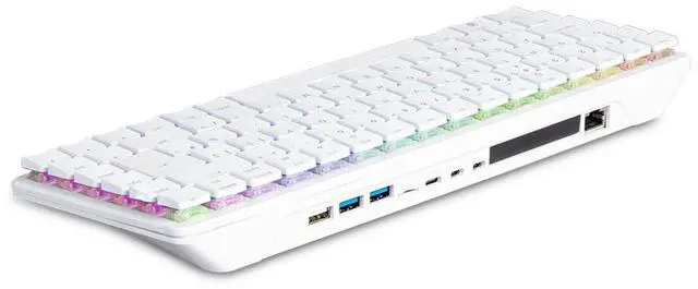 Alt view image 3 of 5 - Raspberry Pi SC1237 500+ Unit only, The ultimate all-in-one PC mechanical keyboard computer with RGB lighting