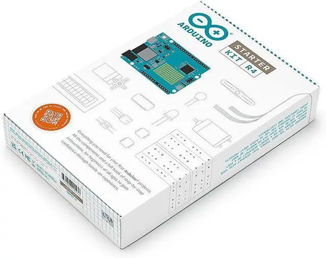 Alt view image 3 of 5 - Arduino K000007_R4 Starter Kit R4 Learn Electronics & Coding w/ The UNO R4 WiFi Board, 13 Guided Projects Printed Book