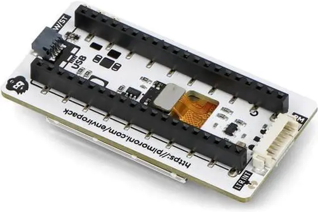 Alt view image 2 of 6 - Pimoroni PIM635 Enviro+ Pack add-on for Raspberry Pi Pico and Pico W. It has a built-in colour 1.54" LCD screen