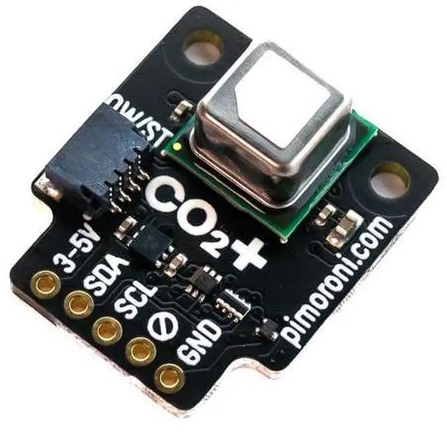 Main image of Pimoroni PIM587 Carbon Dioxide Sensor Breakout (SCD41, Temperature ,Humidity) between 400 -5,000 ppm