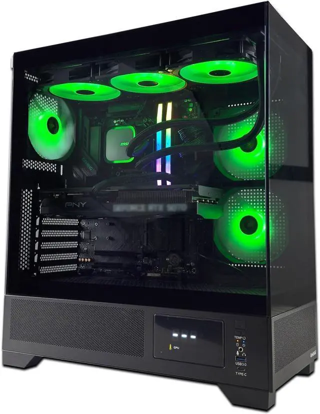 Main image of Hachiman Tora Gaming PC Desktop AMD Ryzen 7 7800X3D | NVIDIA GeForce RTX 5070 | 2TB NVMe SSD | 32GB DDR5 RAM - Windows 11