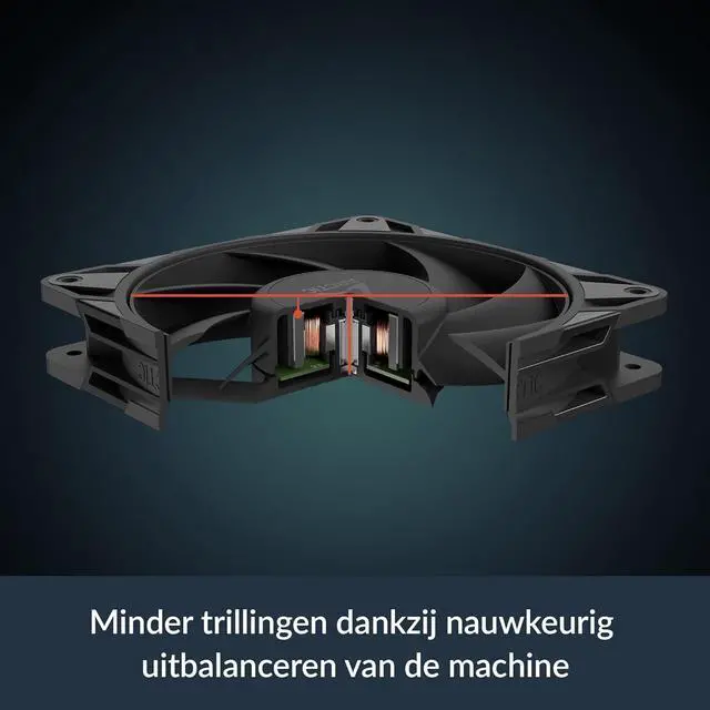 Alt view image 6 of 7 - Arctic ACFAN00350A P12 Pro PST LN 120mm Case Fan fluid dynamic bearing max 2000 RPM PWM regulated w/Splitter -Pack of 5