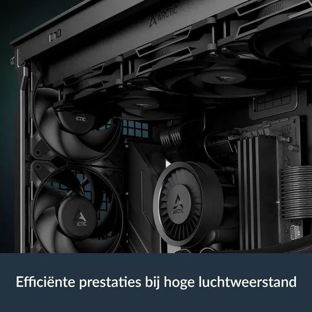 Alt view image 3 of 7 - Arctic ACFAN00350A P12 Pro PST LN 120mm Case Fan fluid dynamic bearing max 2000 RPM PWM regulated w/Splitter -Pack of 5