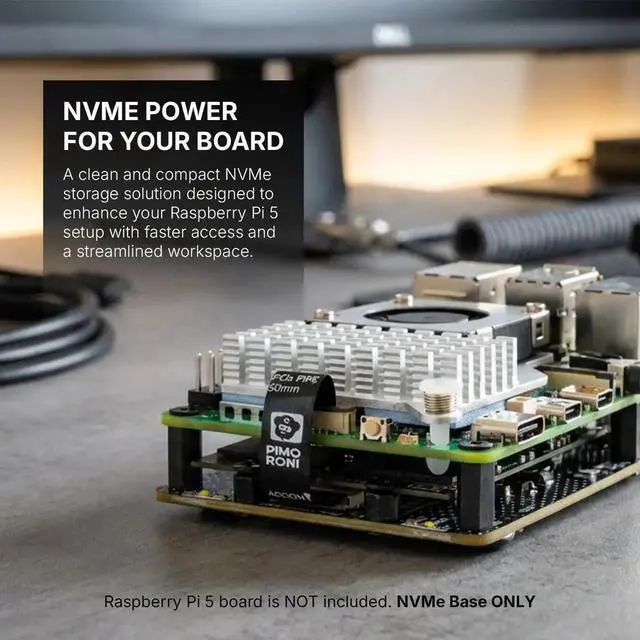 Alt view image 5 of 5 - NVMe Base Duo M.2 HAT PCIe Extension w/ (2-Pack) 2TB M.2 2280 Internal Solid State Drive SSD