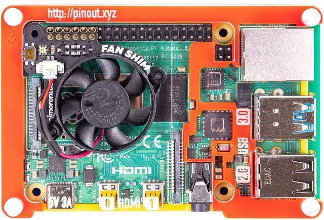 Alt view image 3 of 4 - Pimoroni PIM465 Pibow Coupé 4 (case for the Raspberry Pi 4 only) Rainbow