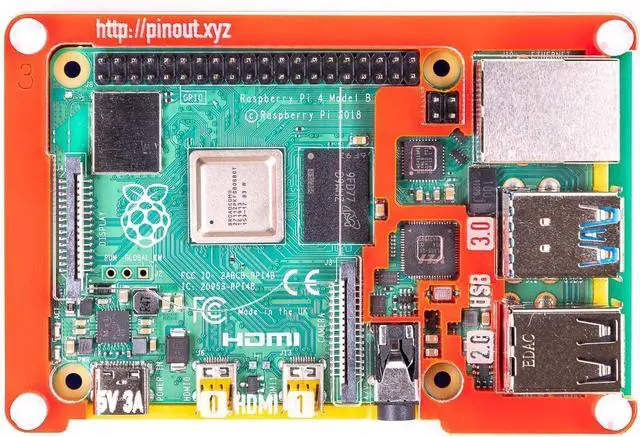 Alt view image 2 of 4 - Pimoroni PIM465 Pibow Coupé 4 (case for the Raspberry Pi 4 only) Rainbow