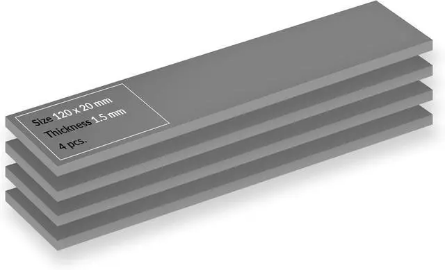 Main image of ARCTIC ACTPD00067A TP-4 Thermal Pad (120x20mm | 1.5mm | 4 pcs)