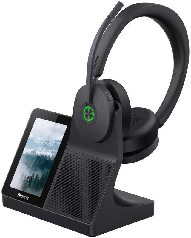 Alt view image 2 of 2 - Yealink 1208738 WH68 Workstation - DECT Wireless Headset with Workstation