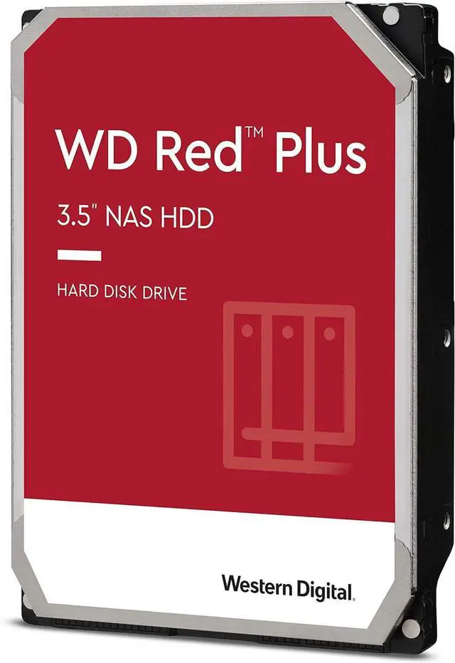 Main image of WD Red Plus 3TB NAS Hard Disk Drive - 5400 RPM Class SATA 6Gb/s, CMR, 256MB Cache, 3.5 Inch - WD30EFPX