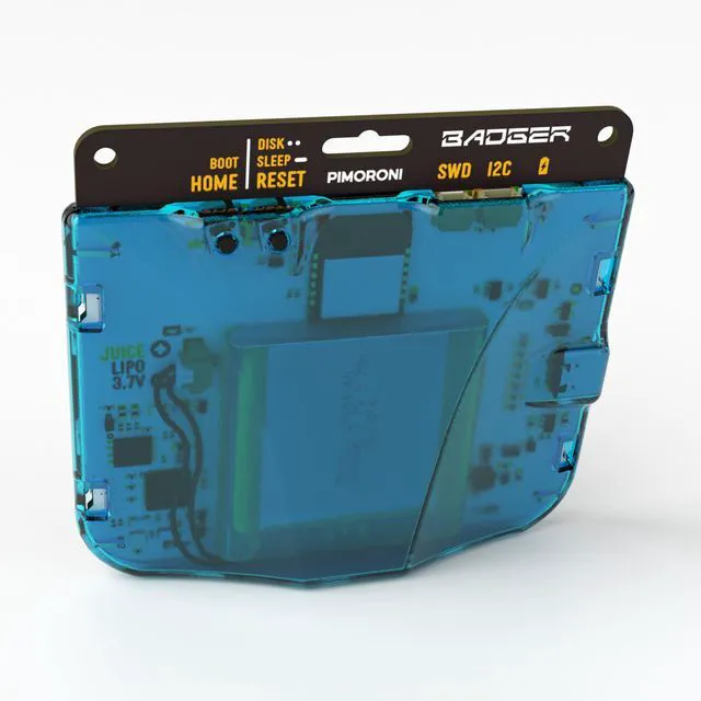 Alt view image 2 of 2 - Pimoroni WARE004 Badgeware Badger+ STEM Kit w/ four-level greyscale 2.7" E-Paper display, powered by Raspberry Pi RP2350