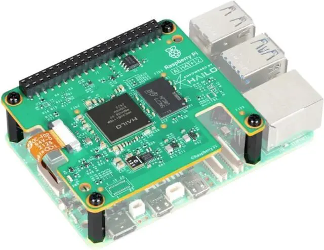 Main image of Raspberry Pi SC2166 AI HAT+ 2 dd-on board based on the Hailo-10H AI accelerator that brings generative AI capability