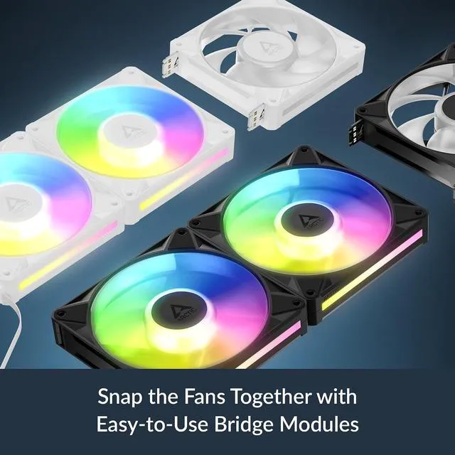 Alt view image 3 of 7 - ARCTIC ACFAN00339A BioniX P14 A-RGB, 140 mm PWM Fan with Daisy Chain