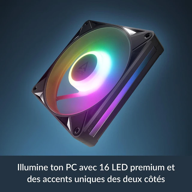Alt view image 6 of 7 - ARCTIC ACFAN00341A BioniX P14 A-RGB, 3 Pack (Black)