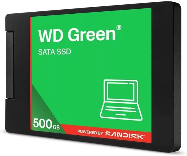 Main image of WD WDS500G5G0A Green SATA 500GB, Up to 545MB/s, 2.5"/7mm, 3 Year Warranty, Internal SSD