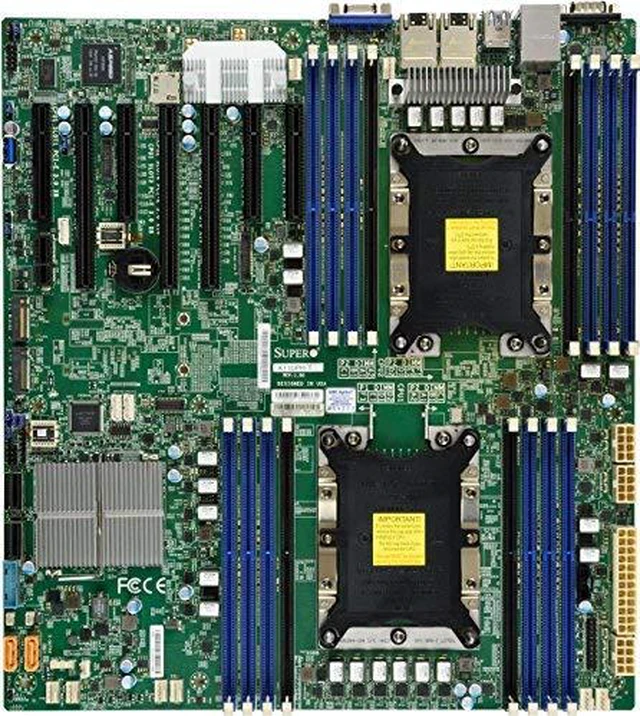 Main image of Supermicro X11DPH-TQ Server Motherboard - Intel Chipset - Socket P LGA-3647 - 1 x Retail Pack