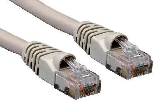 Main image of Kentek 50 Feet FT CAT6 UTP Crossover Patch Cable 24 AWG 550 MHz Category 6 Unshielded Twisted Pair Cross-over Snagless Molded Boot Ethernet RJ45 Network Cord PC Mac Hub Gray